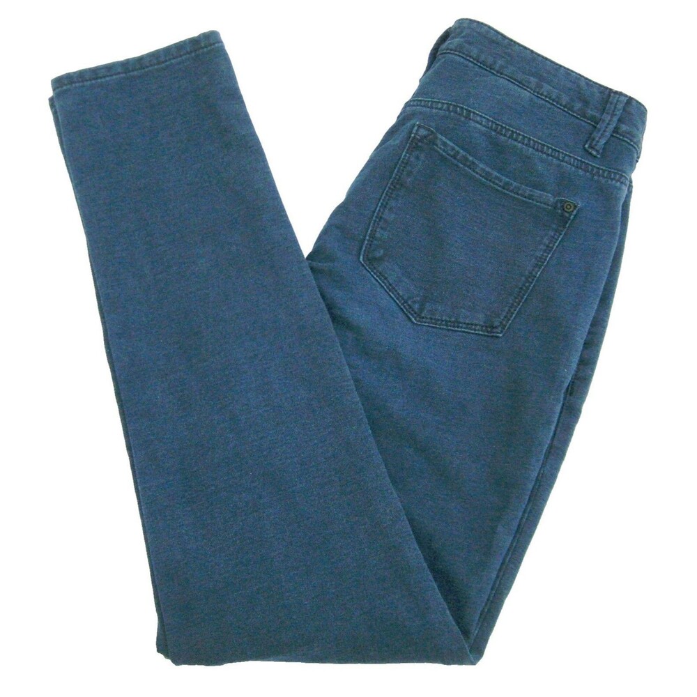 NYDJ Women's (Size 8) Blue Flat Front Jeans Pants Jeggings Lift Tuck Zipper Fly